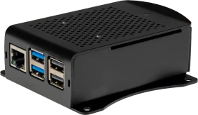 Joy-iT Aluminiumgehäuse für Raspberry Pi 5, schwarz