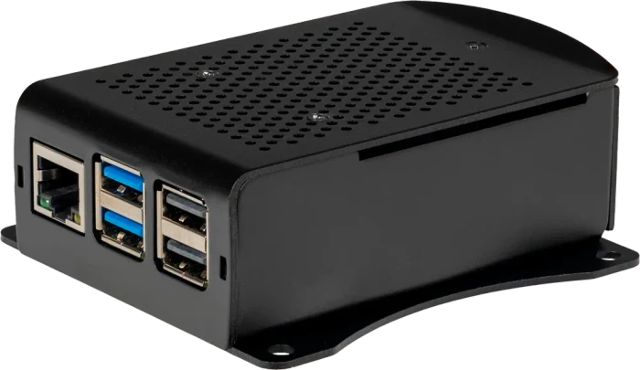 Joy-iT Aluminiumgehäuse für Raspberry Pi 5, schwarz