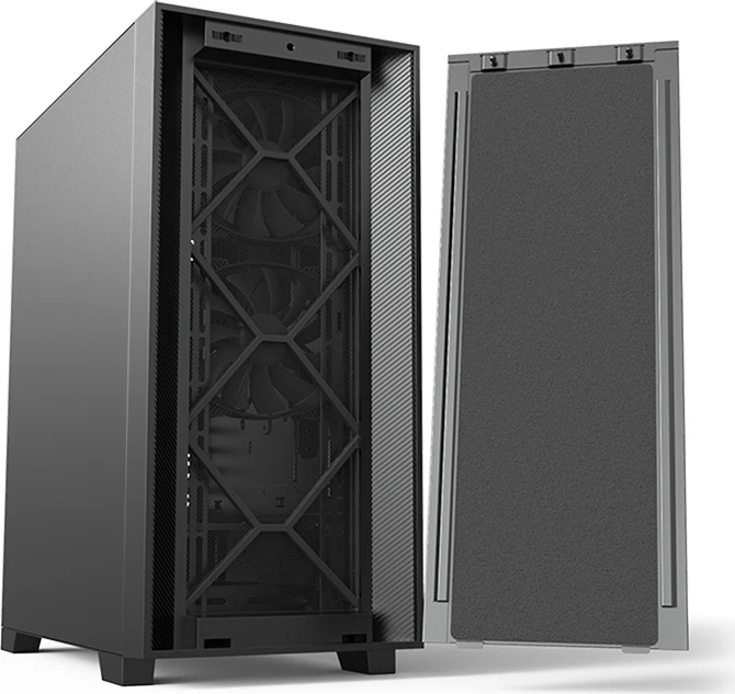 Montech Air 1000 Silent Black, schwarz, schallgedämmt