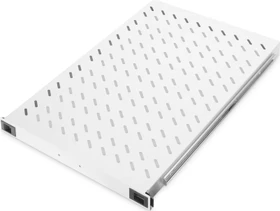 Digitus ausziehbarer Fachboden für Netzwerk- und Serverschränke, 19", hellgrau, 1000mm Einbautiefe, 1HE