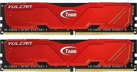 TeamGroup Vulcan rot UDIMM 16GB Kit, DDR4-3000, CL16-16-16-36