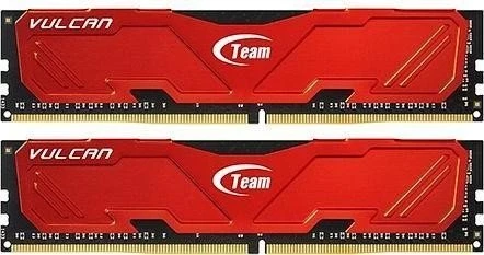TeamGroup Vulcan rot UDIMM 16GB Kit, DDR4-3000, CL16-16-16-36