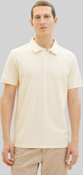 Tom Tailor Piqué Poloshirt kurzarm weiß (Herren)