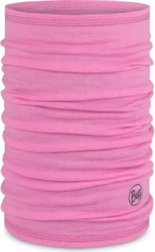 Buff Merino Lightweight Schlauchtuch solid fluor fuchsia