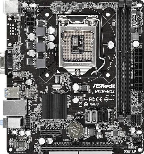 ASRock H81M-VG4 R2.0 (Intel 1150)
