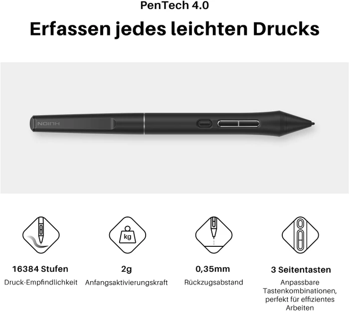 Huion Kamvas 13 Gen3, Cosmos Black