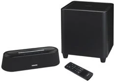 Toshiba SBM2W Mini-3D-Soundbar II mit Subwoofer schwarz (PA5075E-2SPA)