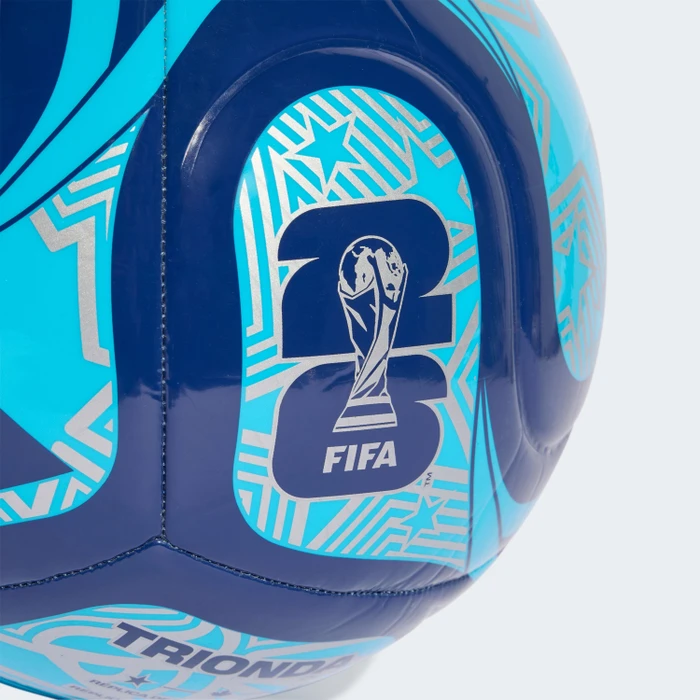adidas Trionda FIFA WM 2026 Club Fußball night indigo/semi pink glow/silver metallic