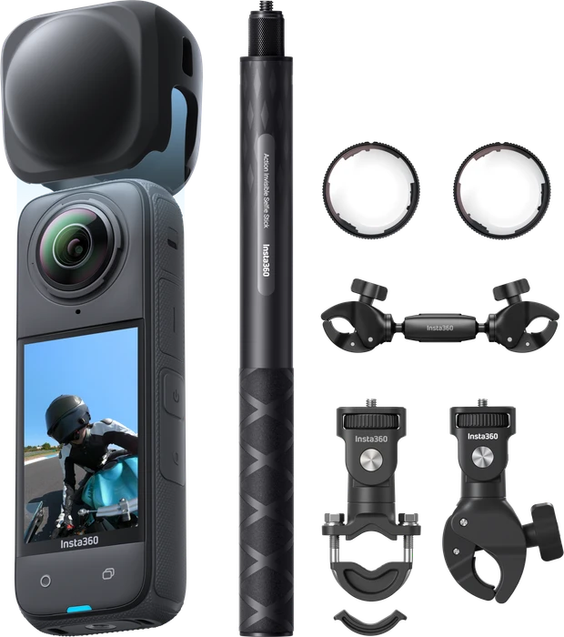 Insta360 X4 Motorrad-MultiView-Bundle (Ultimativ)