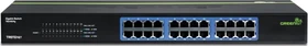 TRENDnet TEG-S GREENnet Rackmount Gigabit Switch, 24x RJ-45 (TEG-S24G)