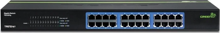 TRENDnet TEG-S GREENnet Rackmount Gigabit Switch, 24x RJ-45
