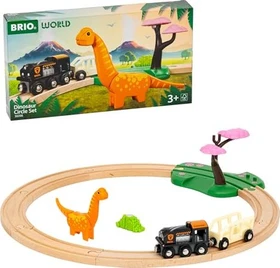 BRIO World Dinosaurier Bahn Set