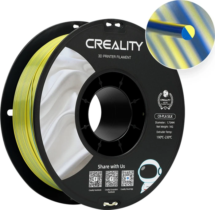 Creality gelb/blau, Spule, 1.75mm, 1.00kg
