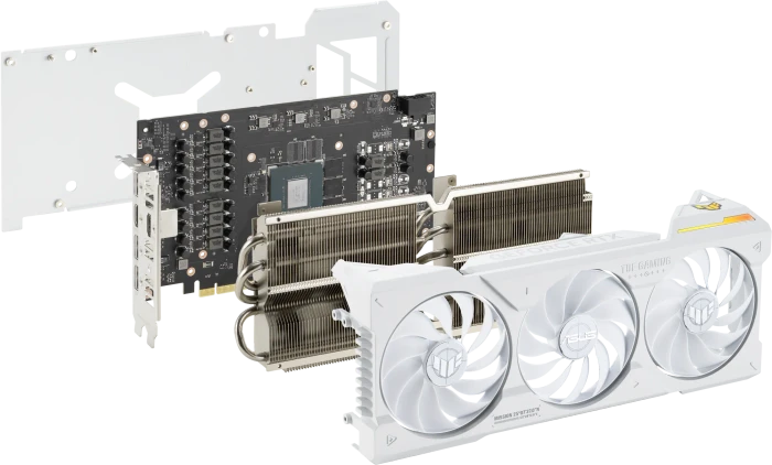 ASUS TUF Gaming GeForce RTX 4070 Ti OC, TUF-RTX4070TI-O12G-WHITE-GAMING, 12GB GDDR6X, 2x HDMI, 3x DP