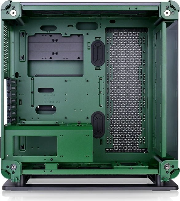 Thermaltake Core P6 TG Racing Green, Glasfenster