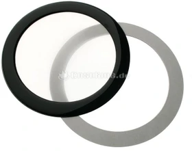 DEMCiflex Staubfilter 92mm rund schwarz/weiß