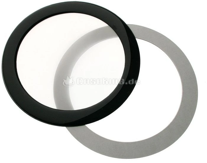 DEMCiflex Staubfilter 92mm rund schwarz/weiß
