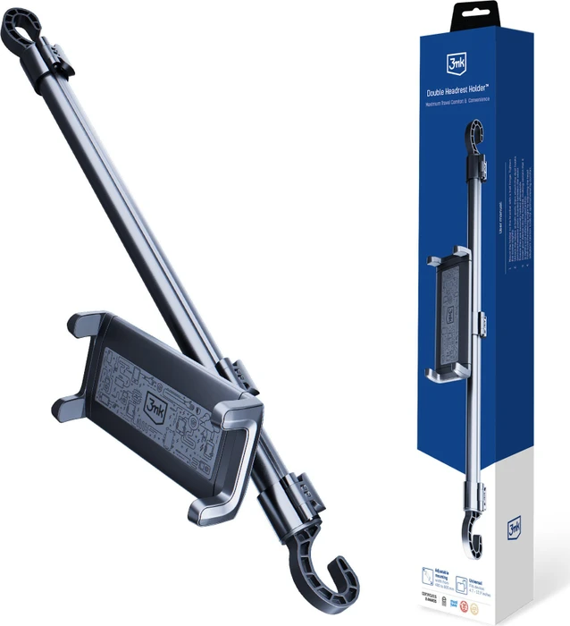 3MK Double Headrest Holder schwarz