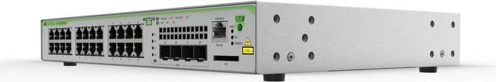 Allied Telesis CentreCOM GS970M Desktop Gigabit Managed Switch, 24x RJ-45, 4x SFP