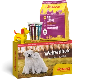 Josera Minijunior Welpenbox mit Ente & Lachs, 900g