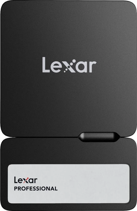 Lexar Professional Go Portable SSD with Hub (SL400), schwarz, 2TB, USB-C 3.2