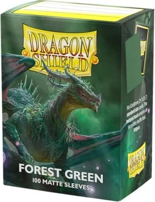 Dragon Shield Matte Sleeves Standard forest green, 100 Stück