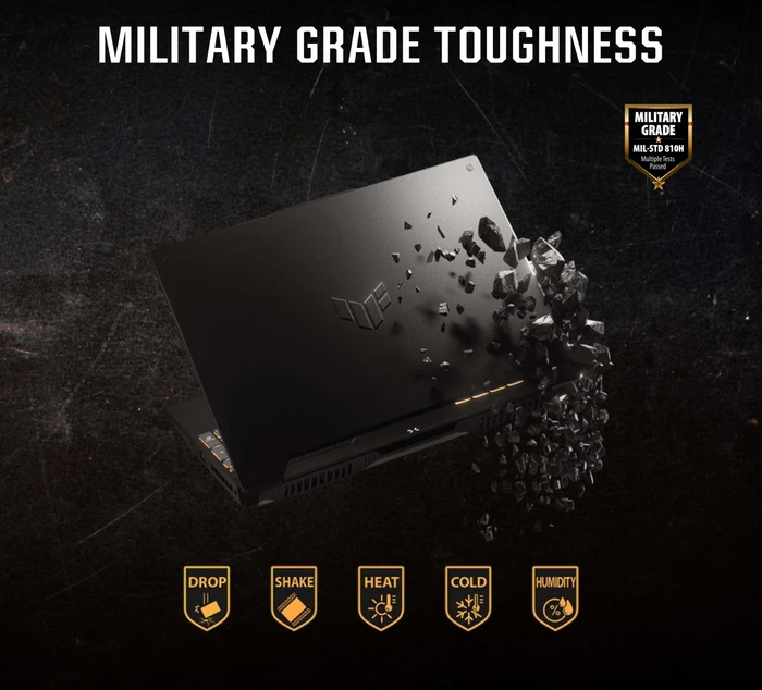 ASUS TUF Gaming F17 FX707ZR-HX002W, Mecha Gray, Core i7-12700H, 16GB RAM, 1TB SSD, GeForce RTX 3070, DE