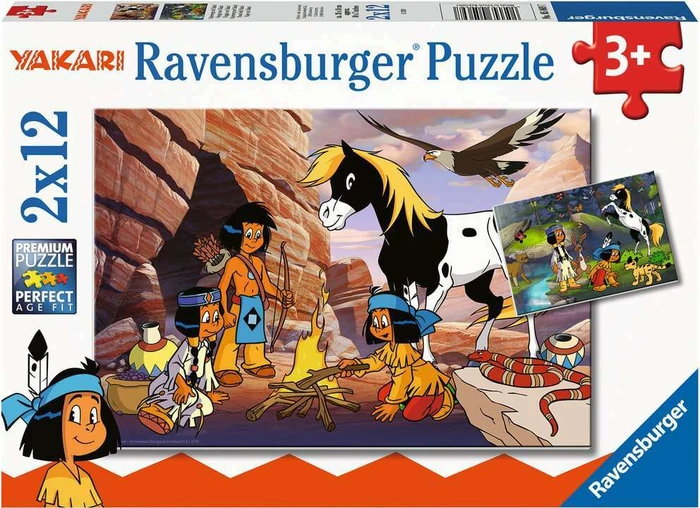 Ravensburger Puzzle Yakari Unterwegs mit Yakari