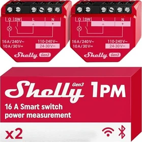 Shelly 1PM Gen3, 1-Kanal, Unterputz, Schaltaktor