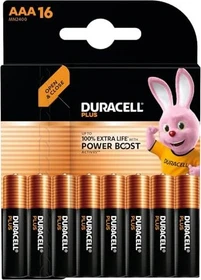 Duracell Plus Power Boost Micro AAA, 16er-Pack
