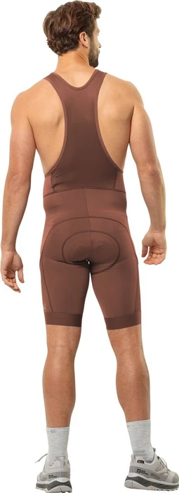 Jack Wolfskin Morobbia Bib Shorts Fahrradhose kurz dark rust (Herren)