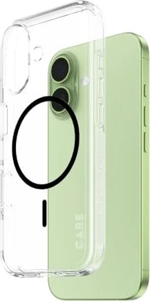PanzerGlass Care Flagship Case Transparent Urban Explorer w. Black MagSafe für Apple iPhone 17
