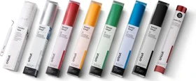 Cricut Vinyl Starterset Vinylfolie ablösbar, 30x90cm, 8 Stück