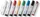 Cricut Vinyl Starterset Vinylfolie ablösbar, 30x90cm, 8 Stück (8002452)