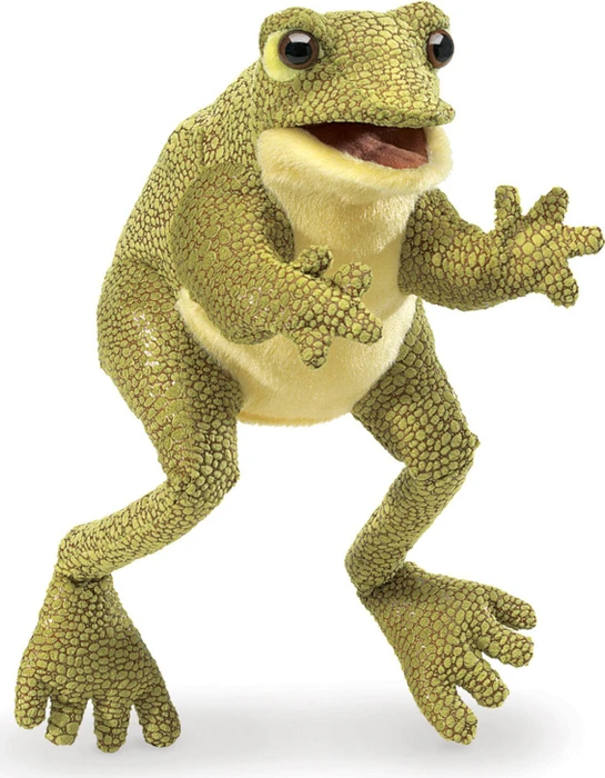 Folkmanis Handpuppe lustiger Frosch