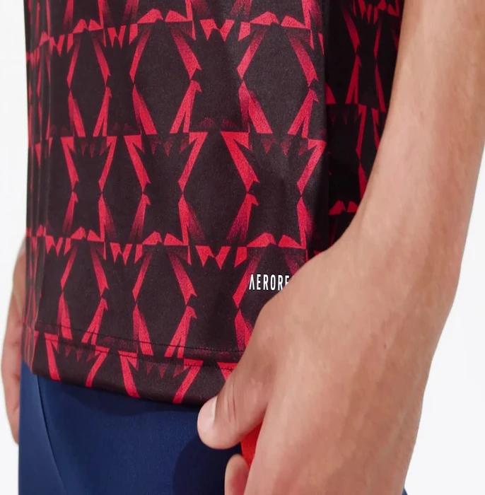 adidas Manchester United Pre-Match Trikot kurzarm black/mufc red (Herren)