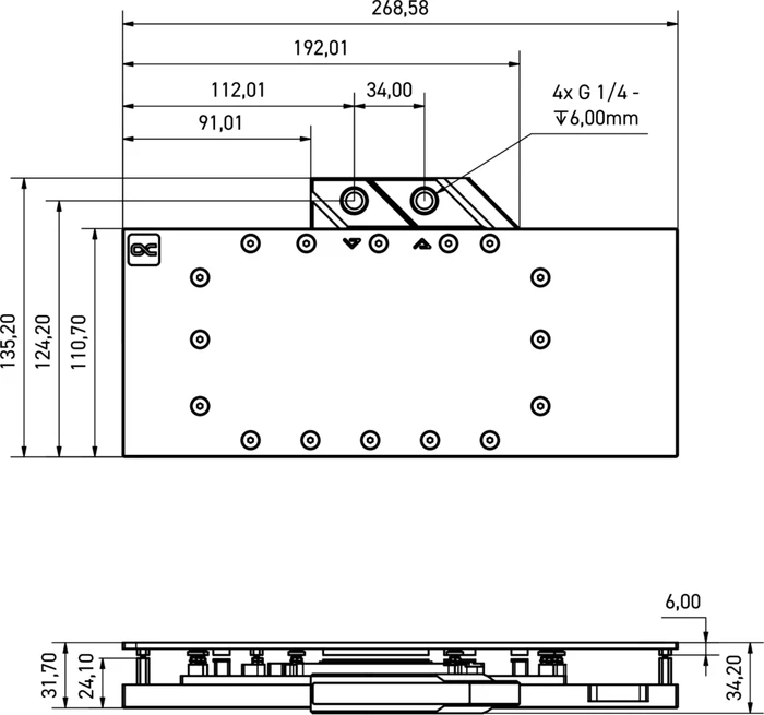 Alphacool Eisblock Aurora Acryl AMD Radeon RX 7900XTX Reference mit Backplate