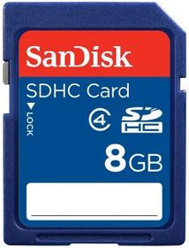 SanDisk 8GB, Class 4