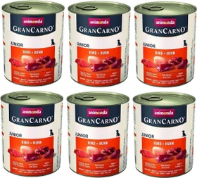 animonda GranCarno Junior Rind und Huhn, 4.80kg (6x 800g)