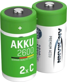 Ansmann Baby C NiMH 2600mAh, 2er-Pack