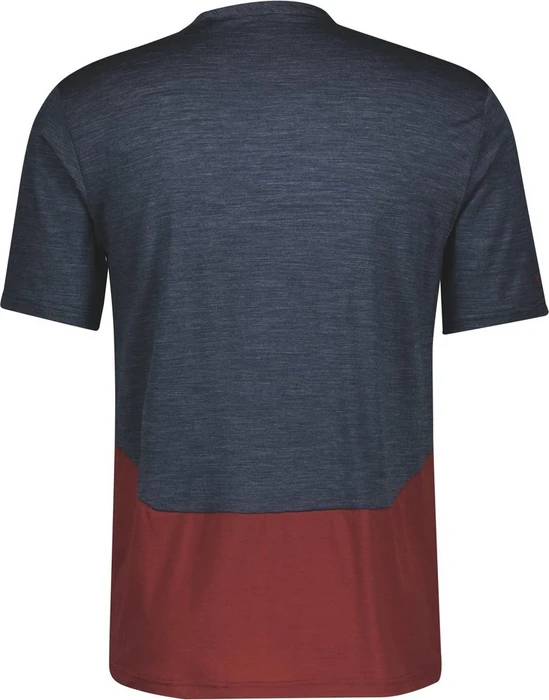 Scott Defined Merino Trikot kurzarm midnight blue/rust red (Herren)