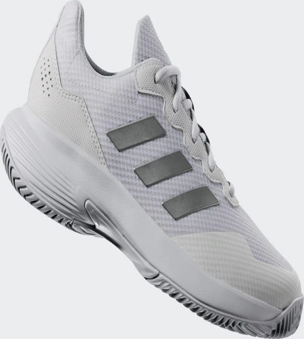 adidas Gamecourt 2.0 cloud white/silver metallic (Damen)