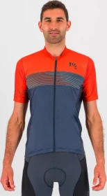 Karpos Green Fire Trikot kurzarm outer space/tang. tango (Herren)
