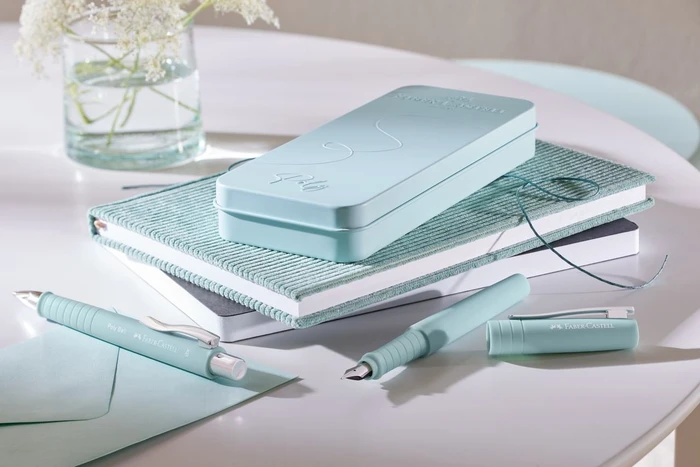 Faber-Castell Füller Poly Pen caribic blue, rechte Hand/linke Hand, mittel
