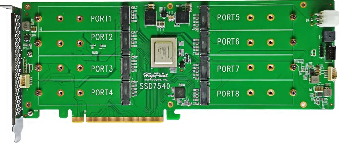 HighPoint NVMe RAID Controller, PCIe 4.0 x16