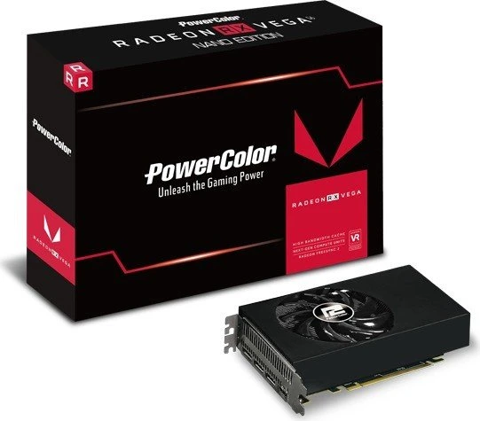 PowerColor Radeon RX Vega 56 Nano Edition, 8GB HBM2, HDMI, 3x DP