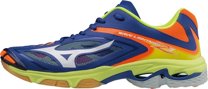 Mizuno Wave Lightning Z3 surftheweb/white/orange clownfish (Herren)