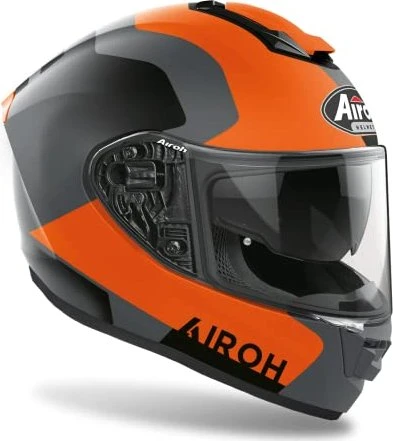 Airoh ST.501 Dock matt schwarz/orange/grau