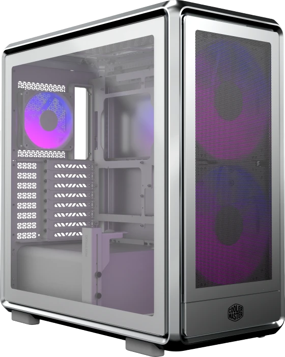 Cooler Master MasterFrame 600 Mesh, silber, Glasfenster