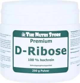 The Nutri Store D-Ribose 100% hochrein Pulver, 250g